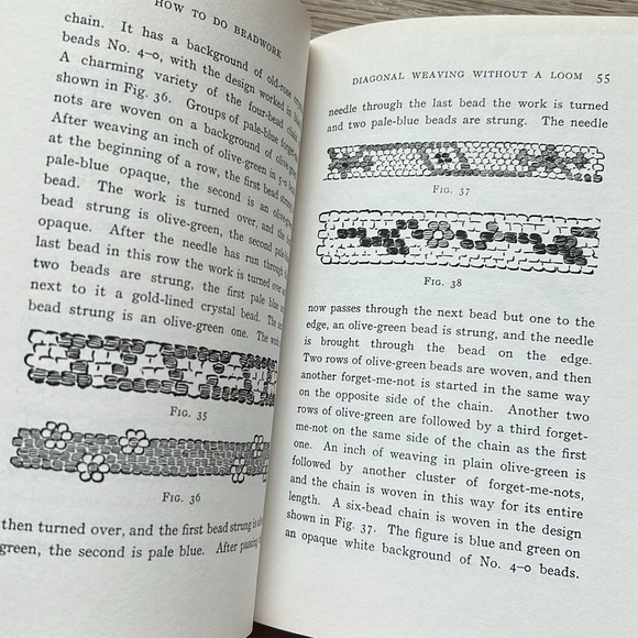Vintage How To Do Bead Work by Mary White Softcover Reprint of 1904 Book - Picture 9 of 11